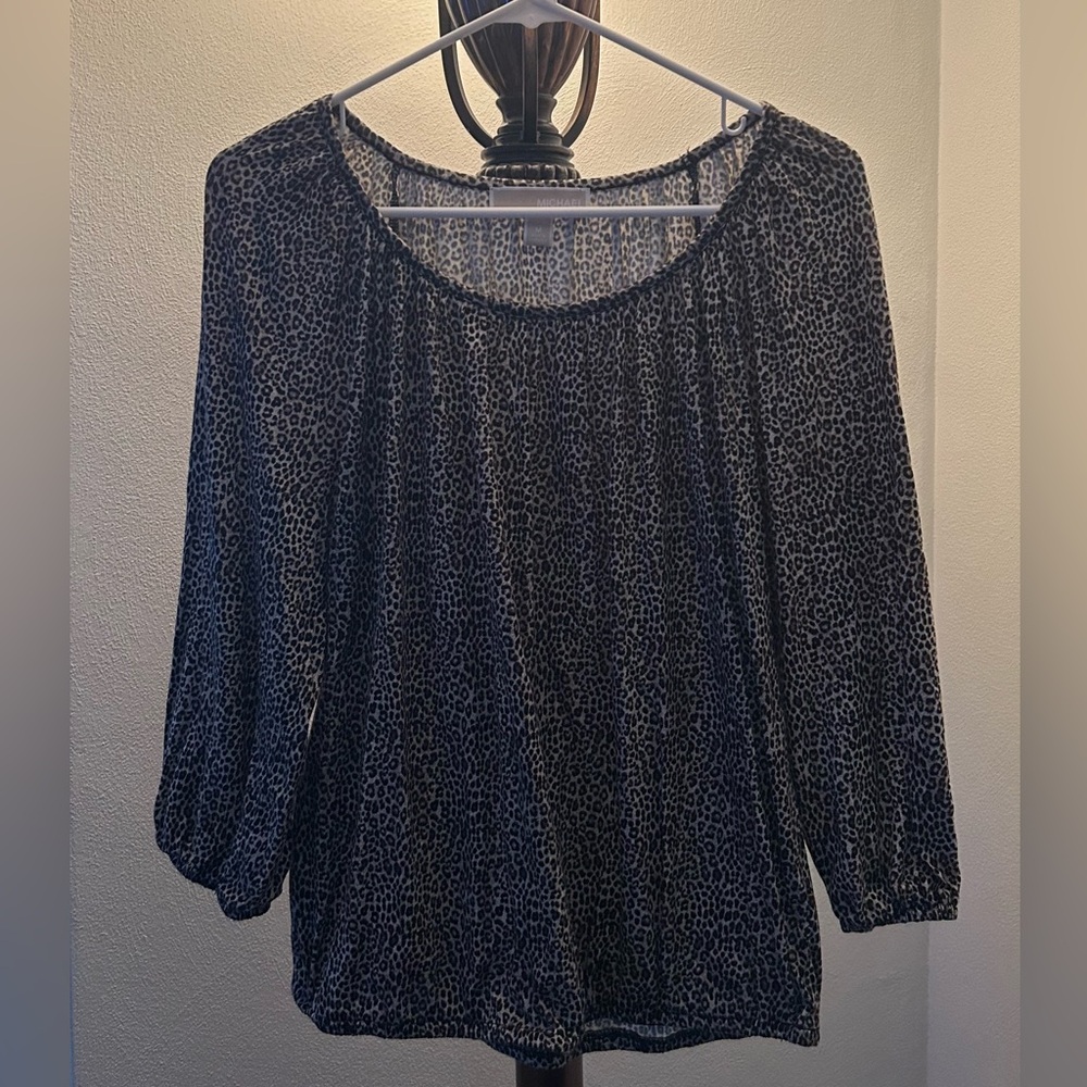 Michael Kors cheetah print shirt size medium